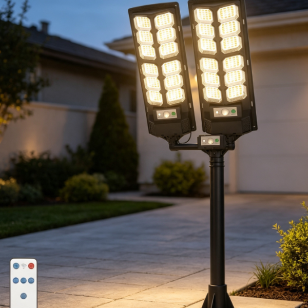 Solar Wall-Mounted Waterproof PIR Motion-Sensor Courtyard Light