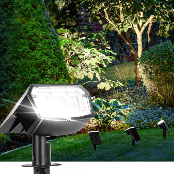 Waterproof Solar Landscape Spotlight with 3 Adjustable Modes
